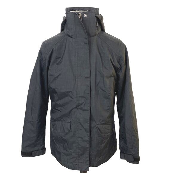 Columbia 3-in-1 Sleet to Street Interchange Jacket Coat Black Women's Small EUC - Picture 4 of 10